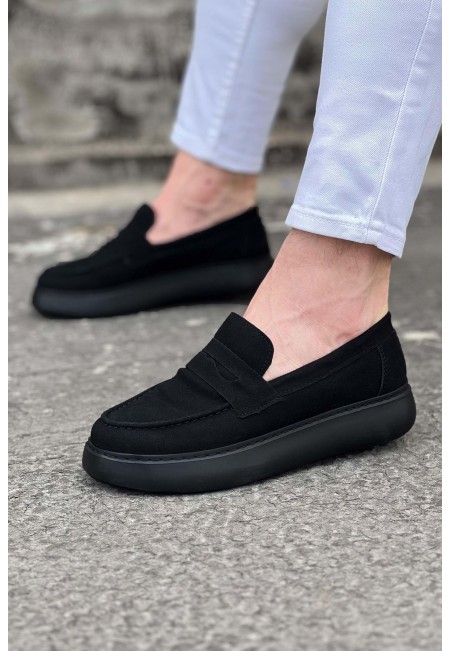  WG161 Kömür Süet Erkek Casual Ayakkabı