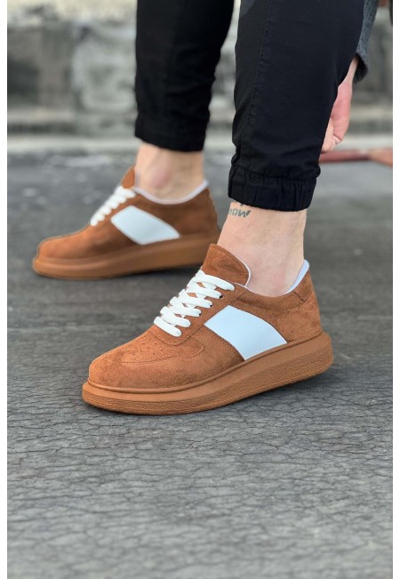  WG011 Taba Süet Erkek Casual Ayakkabı