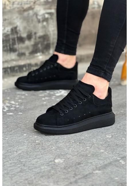  WG096 Kömür Süet Günlük Erkek Casual Ayakkabı