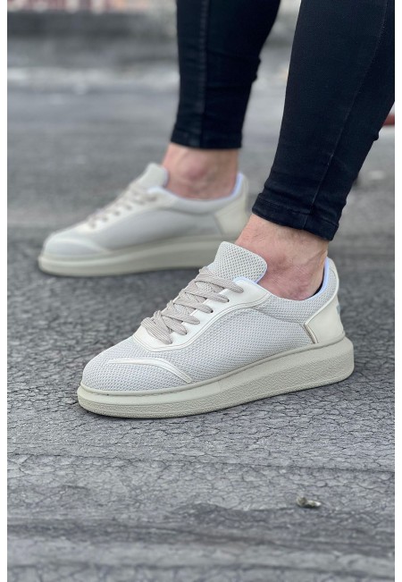  WG019 Bej Triko Erkek Casual Ayakkabı