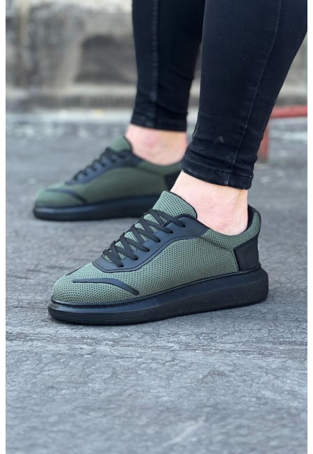  WG019 Haki Triko Erkek Casual Ayakkabı