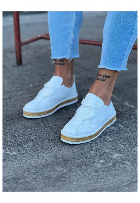 WG015 Beyaz Erkek Casual Ayakkabı