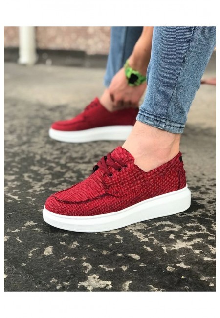  WG503 Bordo Erkek Günlük Ayakkabı