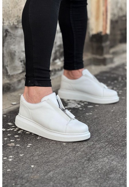  WG010 Beyaz Cilt Erkek Casual Ayakkabı