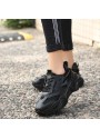 Dica Siyah Cilt Bağcıklı Spor Ayakkabı