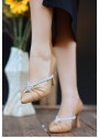 Lidiya Nude Cilt Stiletto Ayakkabı