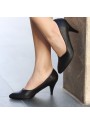 Laure Siyah Cilt  Topuklu Ayakkabı