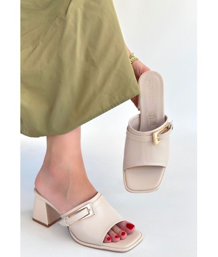 Ziva Bej Cilt Topuklu Terlik