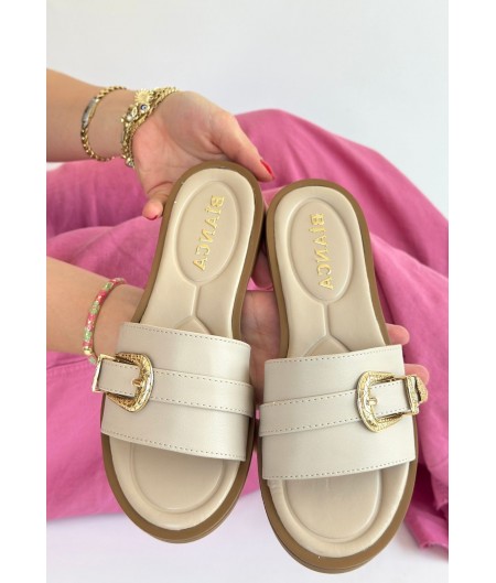 Orja Bej Cilt Terlik