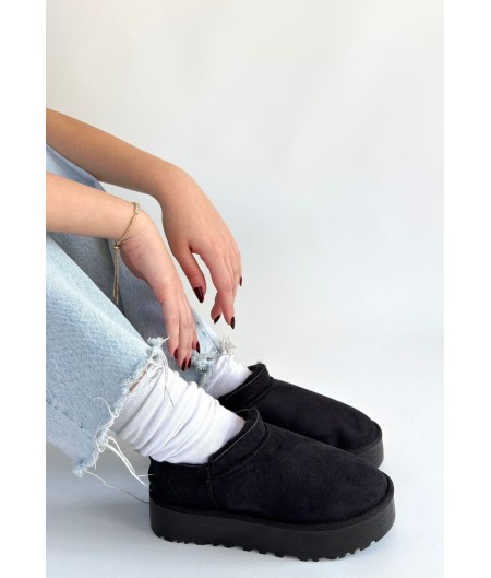 Mitay Siyah Süet Bot Mitay Siyah Süet Bot