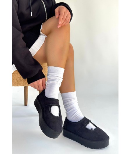 Carren Siyah Süet Bot Carren Siyah Süet Bot