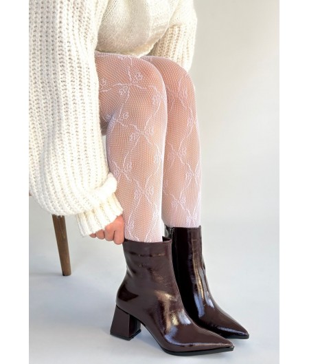 Mosy Bordo Rugan Topuklu Bot