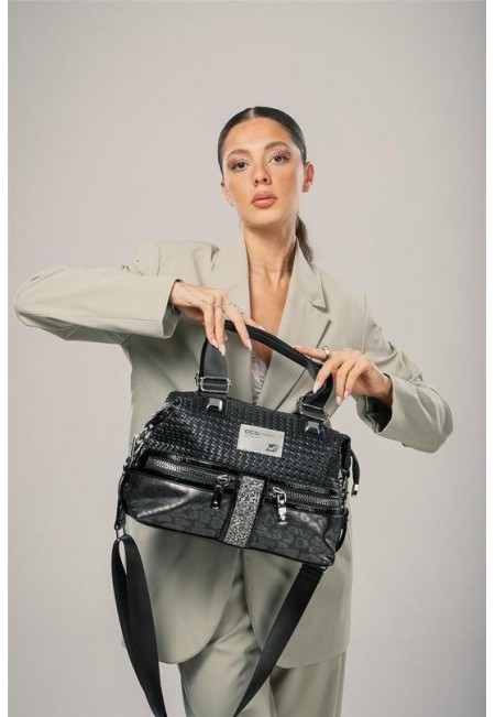 Olwa Siyah Cilt Kol Ve Omuz Çantası