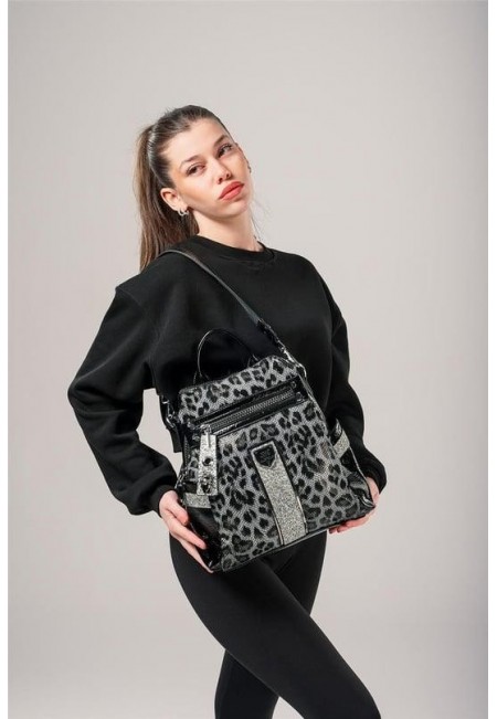 Poge Gri Cilt Kol Ve Sırt Çantası