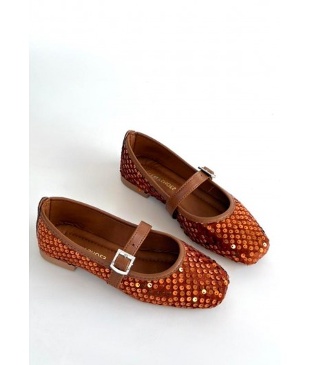 Moden Taba Süet Babae Ayakkabı