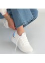 Weor Beyaz Triko Bağcıklı Spor Ayakkabı