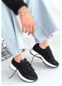 Ceas Siyah Triko Bağcıklı Spor Ayakkabı