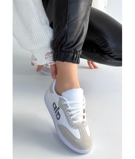 Lendo Beyaz Cilt Bağcıklı Spor Ayakkabı